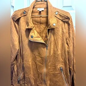 Style & Co Womens Faux Suede Moto Jacket Created Macys
Color brown
Size XL